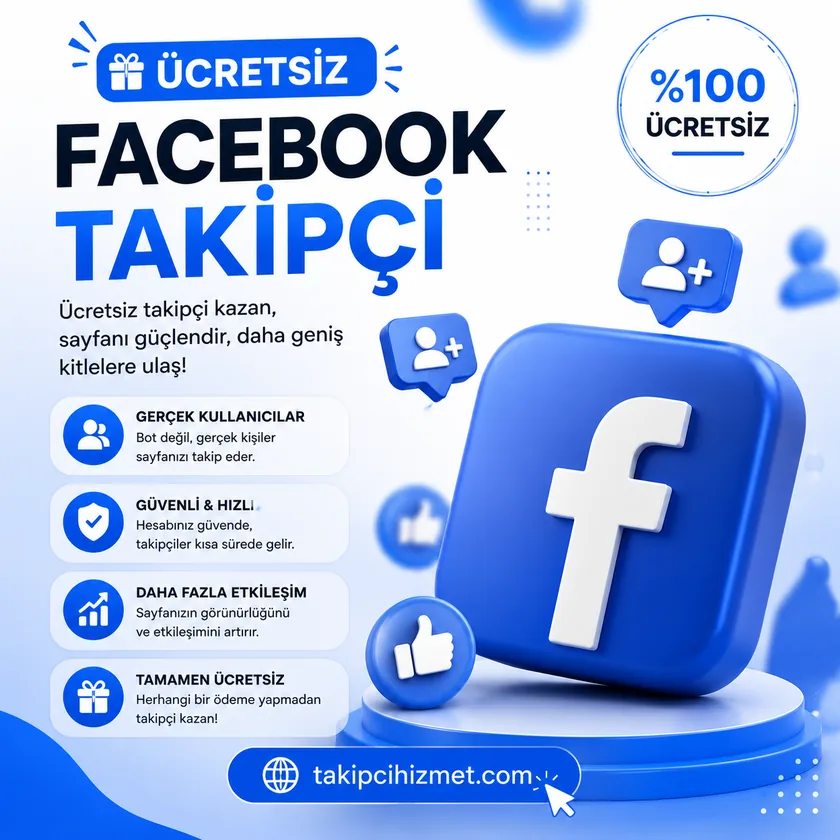Facebook ücretsiz takipçi aracı