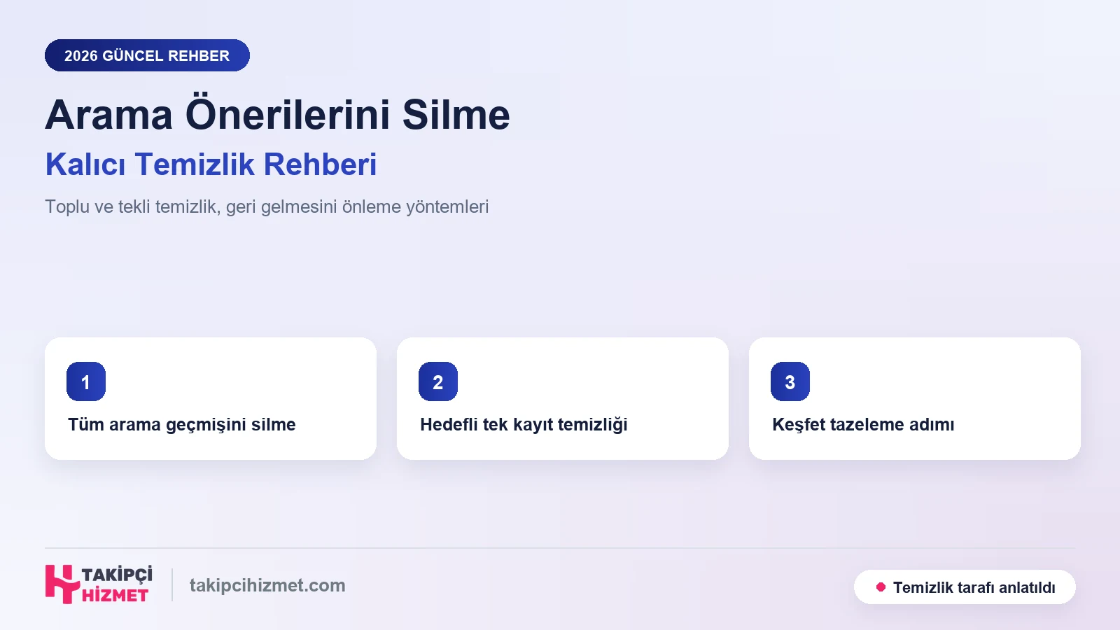 Instagram Arama Önerileri Nasıl Tamamen Silinir? Kalıcı Temizlik Rehberi (2026)