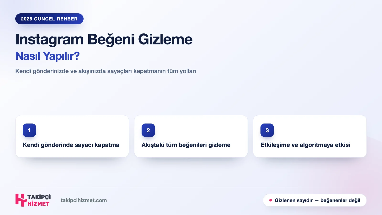 Instagram Beğeni Gizleme Nasıl Yapılır? Sayaçları Kapatmanın Tüm Yolları (2026)