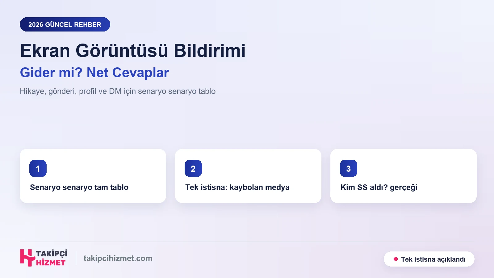 Instagram Ekran Görüntüsü Bildirimi: Hangi Durumda Gider? - Takipcihizmet
