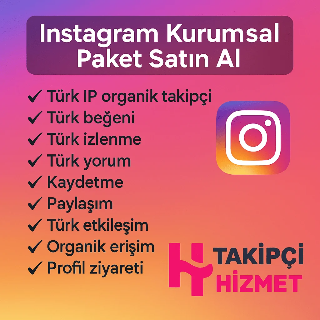 İnstagram kurumsal paket satın al