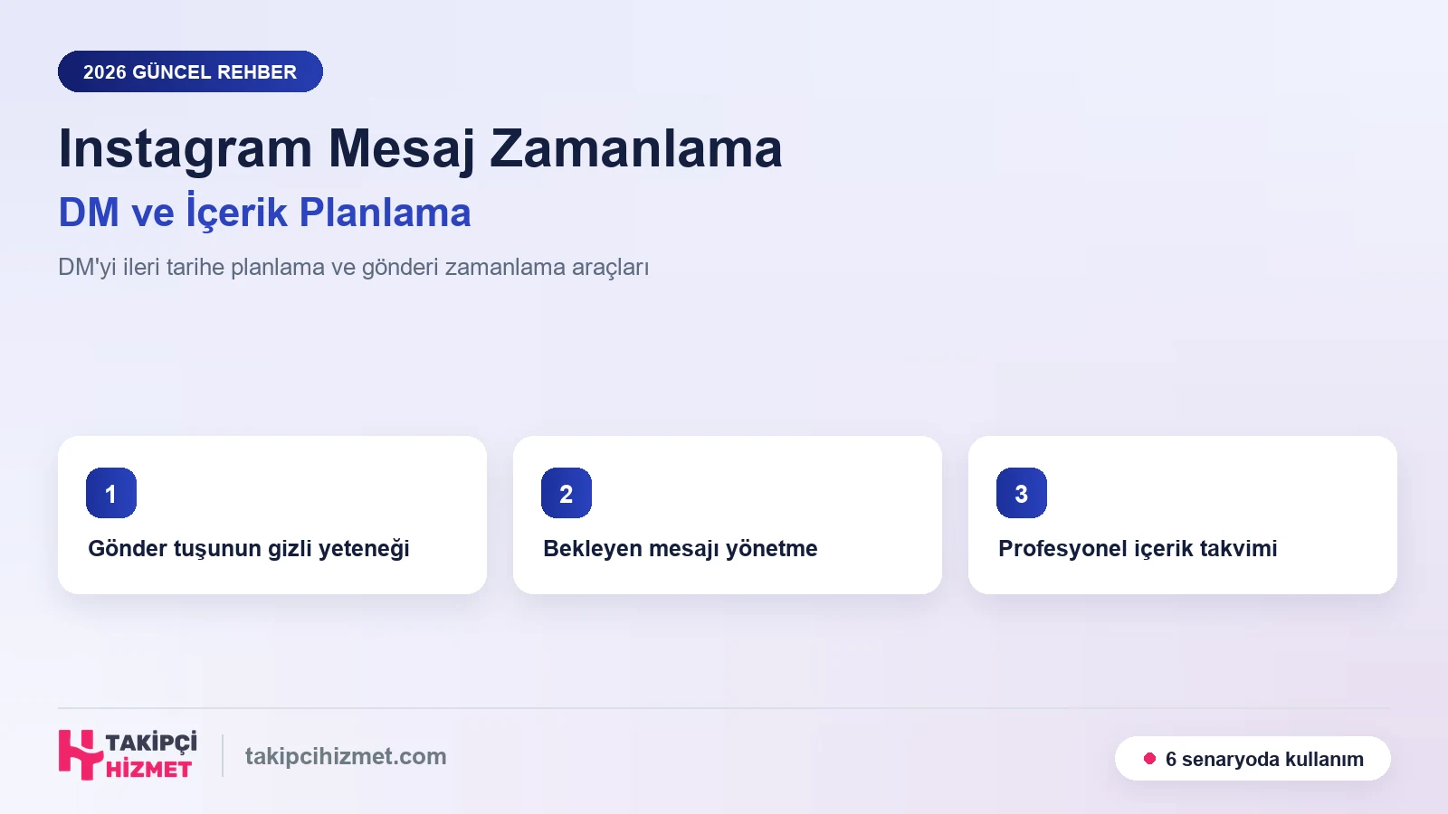 Instagram'da Mesaj Zamanlama Nasıl Kullanılır? DM ve İçerik Planlamanın Tam Rehberi (2026)