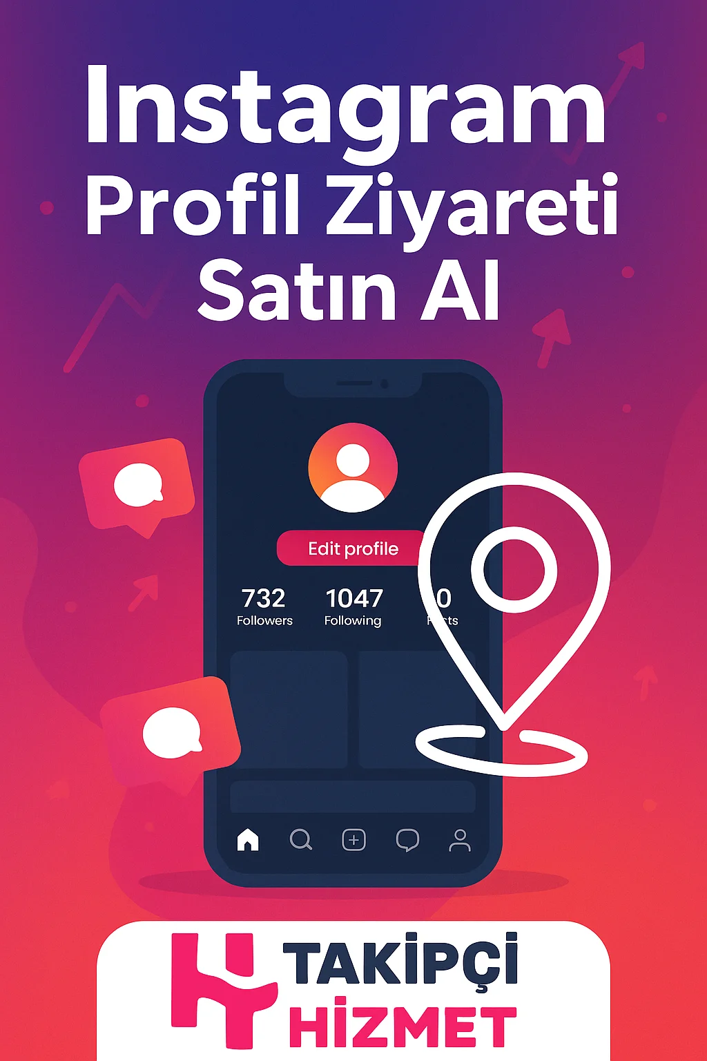 İnstagram profil ziyaret Satin Al