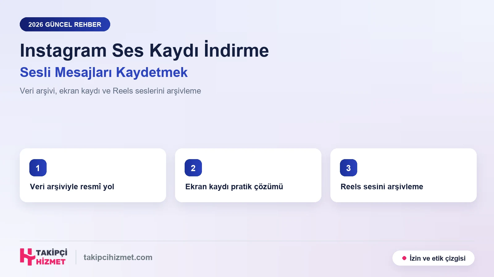 Instagram Ses Kaydı İndirme: Sesli Mesajları ve Sesleri Kaydetmenin Doğru Yolları (2026)