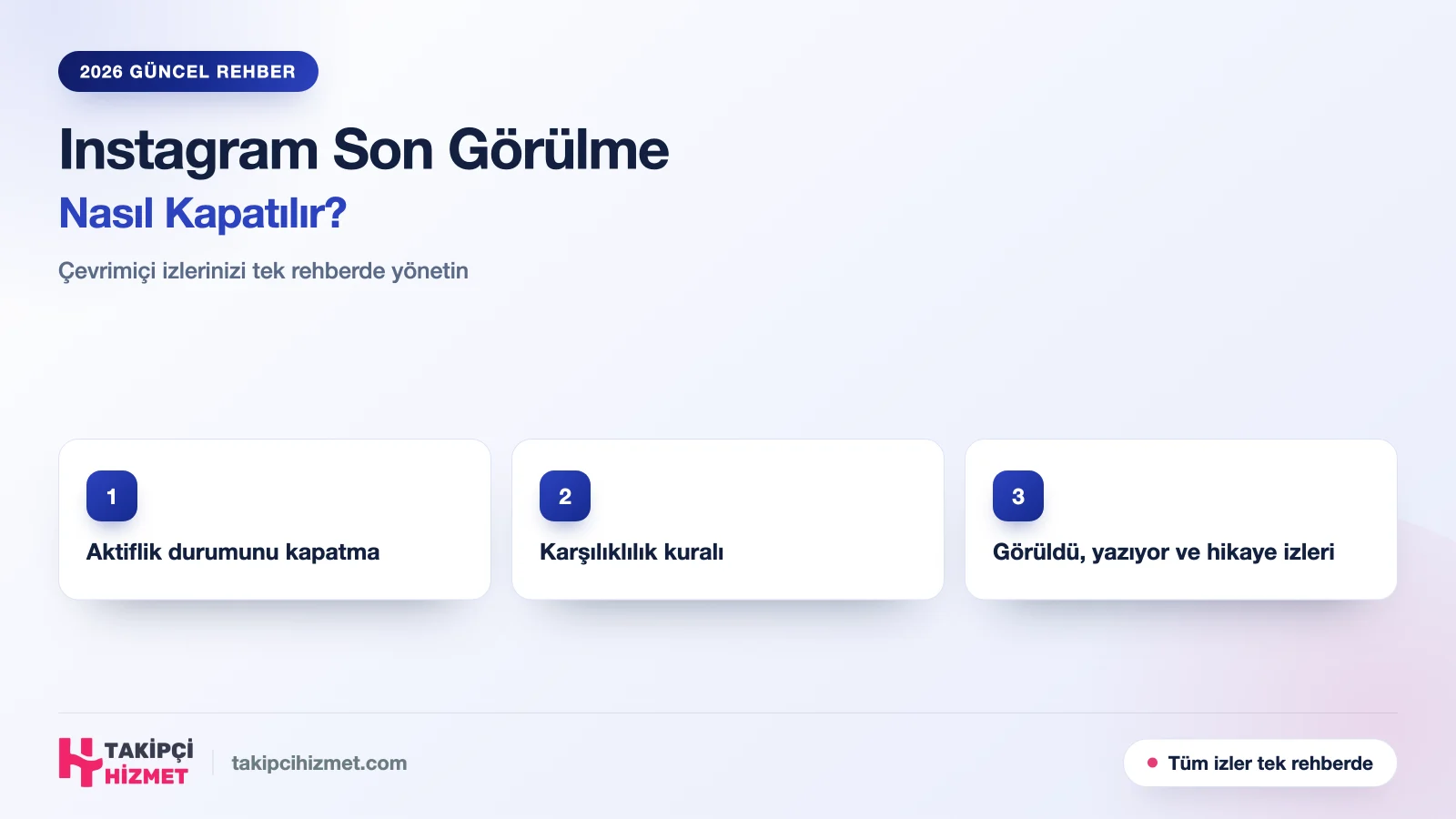 Instagram Son Görülme Kapatma: Çevrimiçi Gizliliğin Tam Rehberi - Takipcihizmet