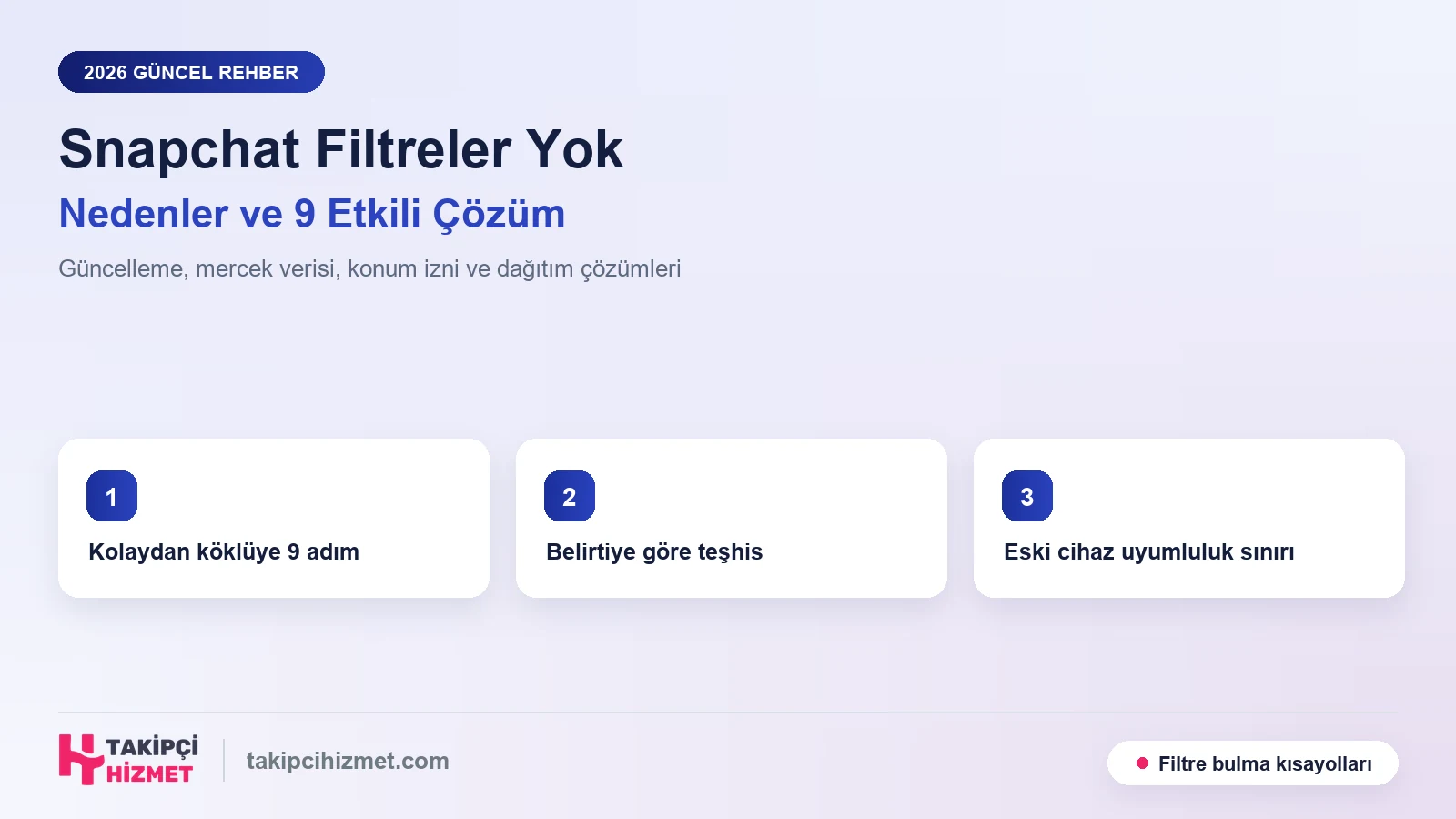 Snapchat Yeni Filtreler Neden Görünmüyor? Nedenler ve 9 Etkili Çözüm (2026)