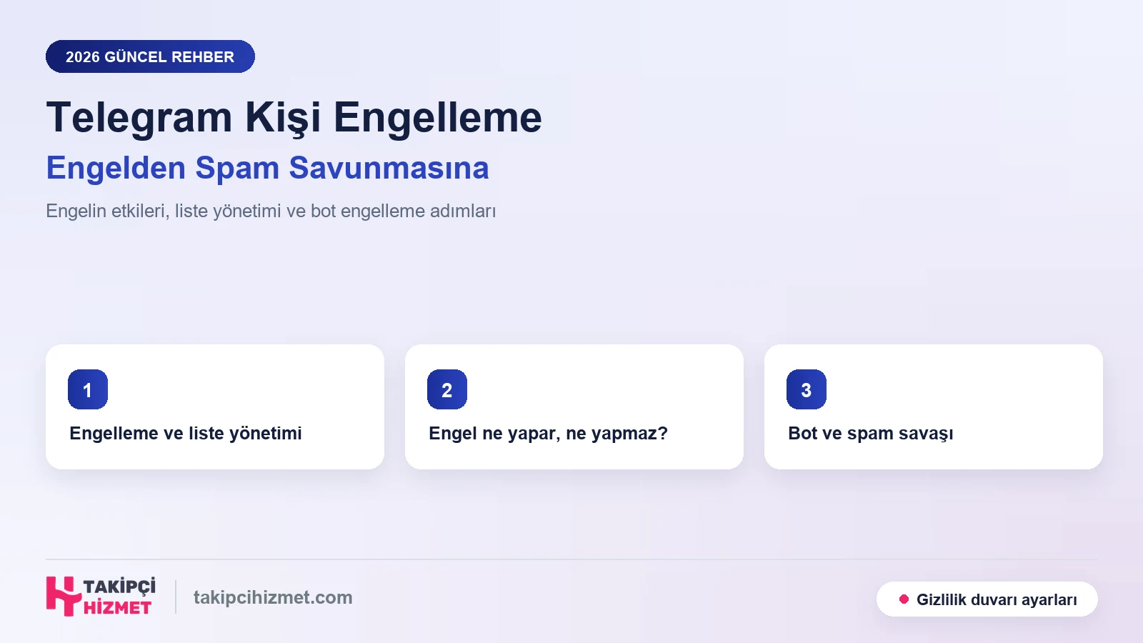 Telegram Kişi Engelleme Nasıl Yapılır? Engelden Spam Savunmasına Tam Kontrol (2026)