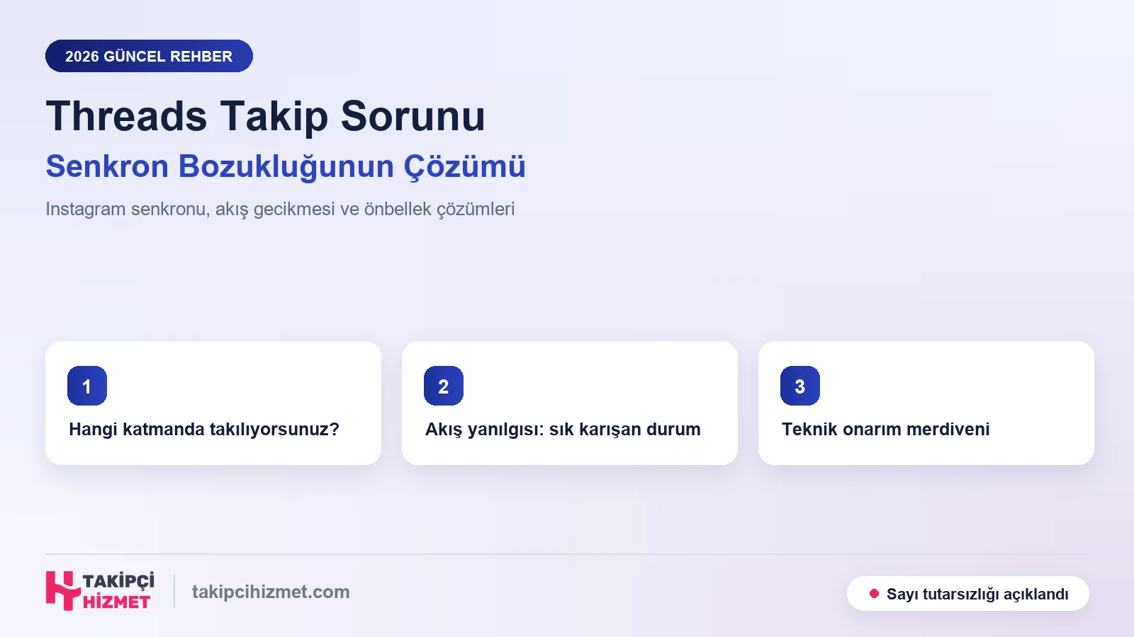 Threads Takip Edilenler Güncellenmiyor Sorunu: Senkron Bozukluğunun Tam Çözümü (2026)