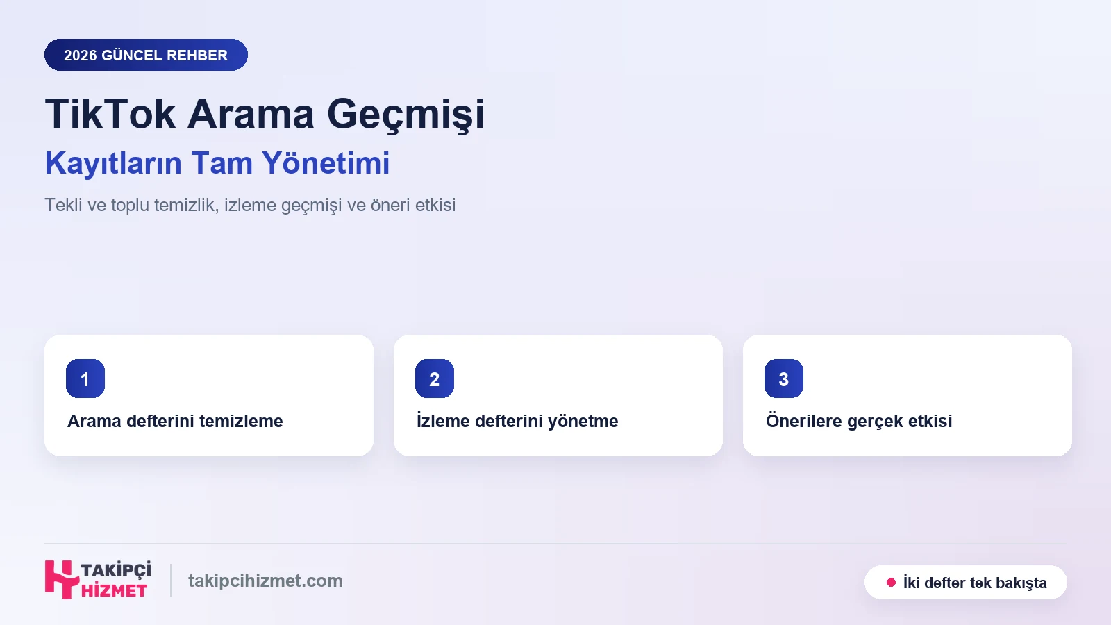 TikTok Arama Geçmişi Nasıl Silinir? Arama ve İzleme Kayıtlarının Tam Yönetimi (2026)