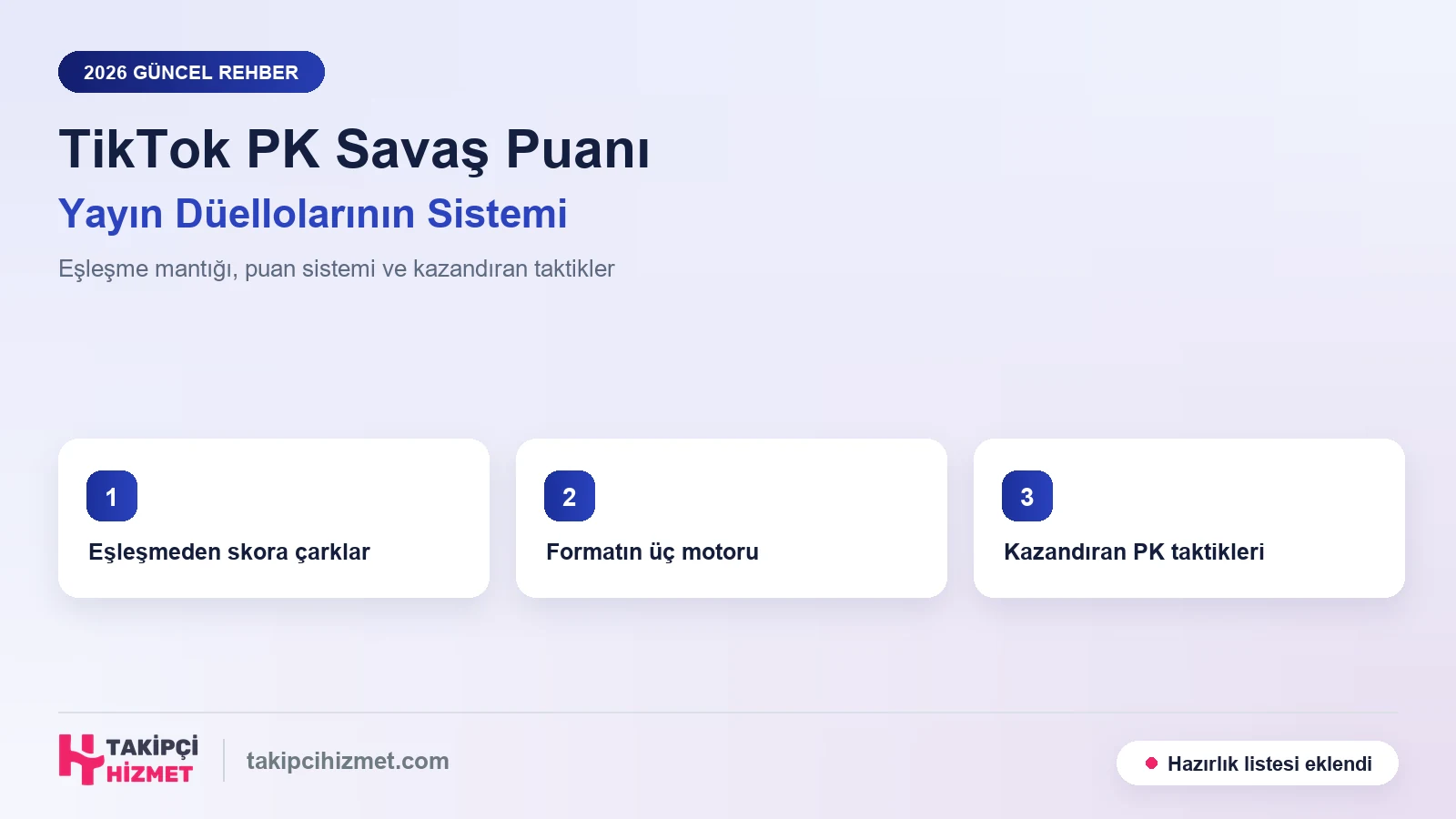 TikTok PK Savaş Puanı: Yayın Düellolarının Sistemi, Taktikleri ve Puan Desteği (2026)