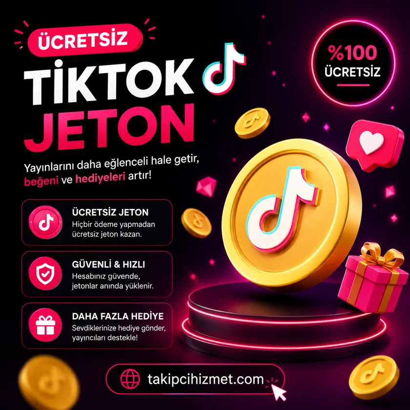 TikTok ücretsiz jeton bilgilendirmesi