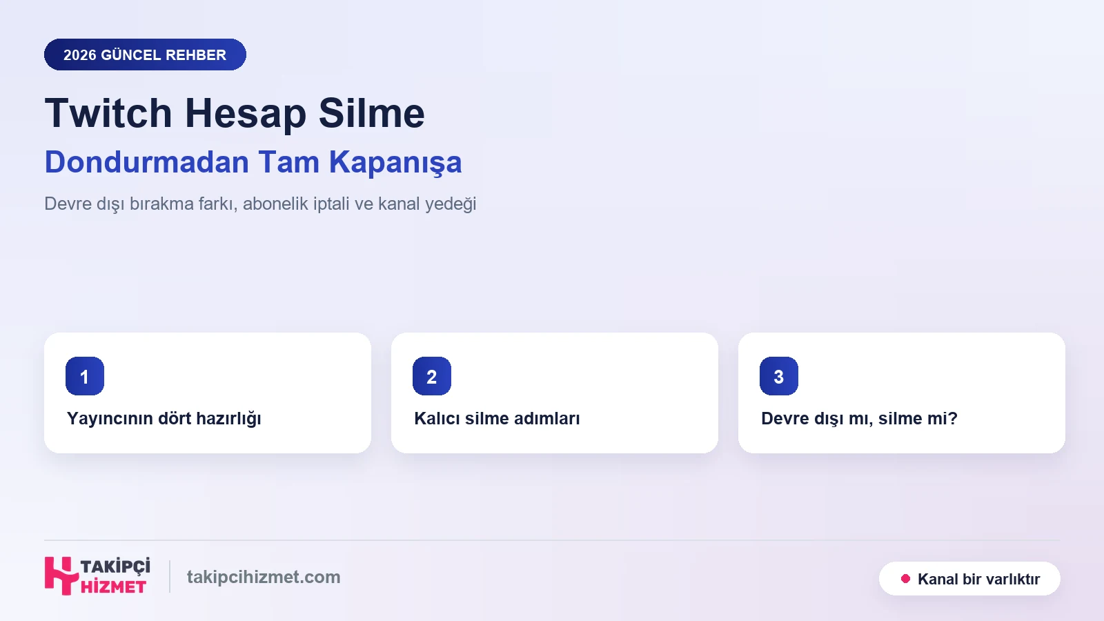 Twitch Kalıcı Hesap Silme Nasıl Yapılır? Dondurmadan Tam Kapanışa Yayıncı Rehberi (2026)