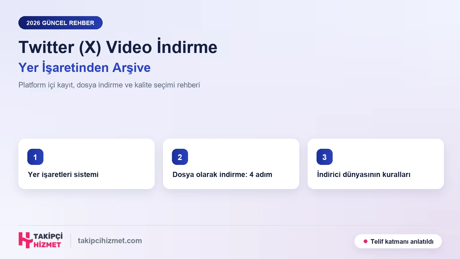 Twitter (X) Video İndirme: Yöntemler ve Kurallar - Takipcihizmet